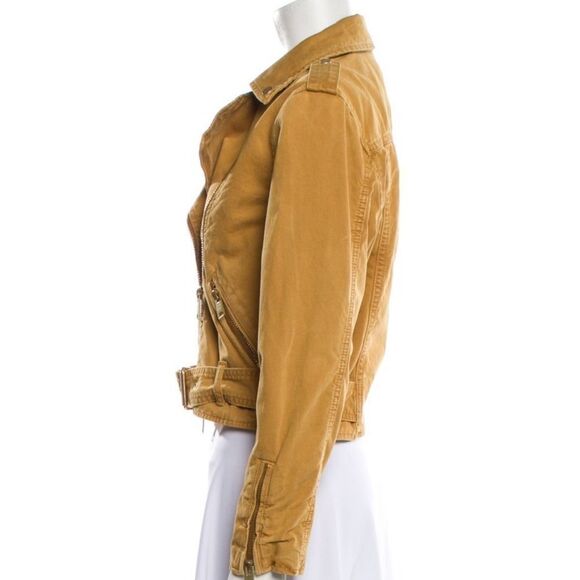 Allsaints denim biker jacket - Picture 4 of 5